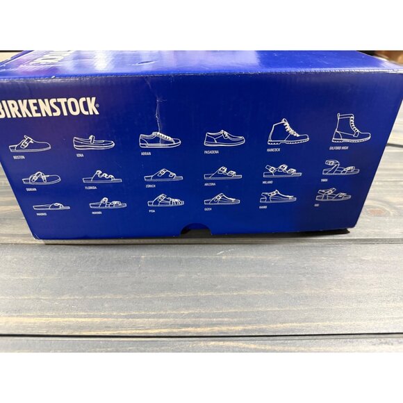 Birkenstock Unisex Pasadena Night Blue Suede Lace-Up Shoes EU Size 43 Normal Fit - Picture 3 of 10